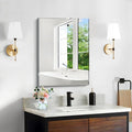 18x24 Beveled Mirror, Frameless Beveled Bathroom Mirrors by CILIBER