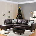 L Shaped Sectional Couch with Otttoman, Apartments by FONTOI