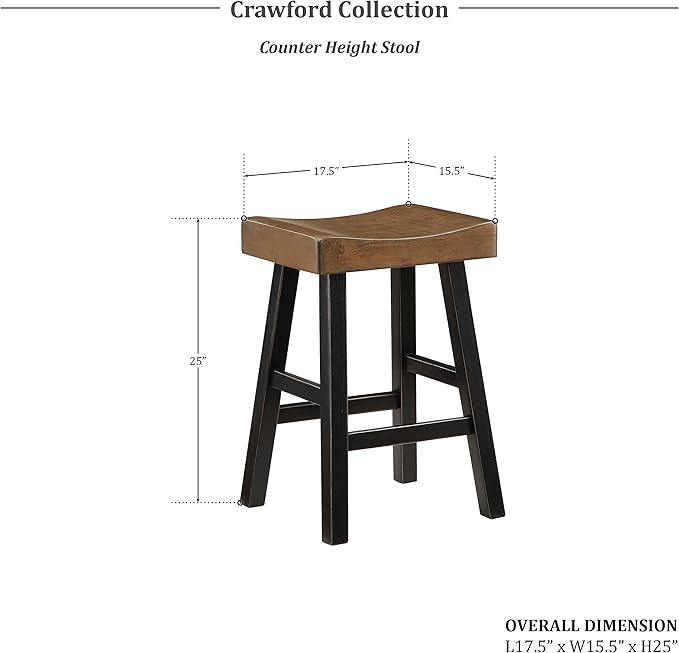 Lexicon Saddle Bar Stools Set of 2 Barstools - Image 5