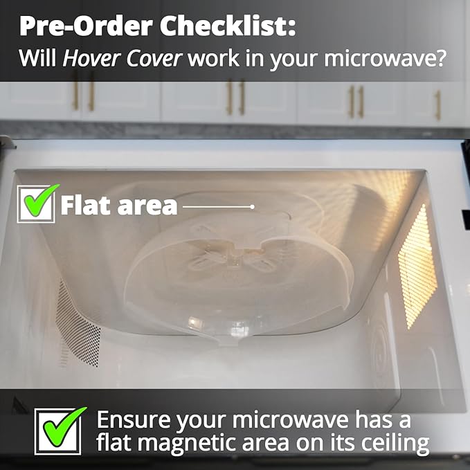Magnetic Splatter Cover, 12-Inch Clear BPA-Free Food Lid, Vented Plate Guard - Image 3