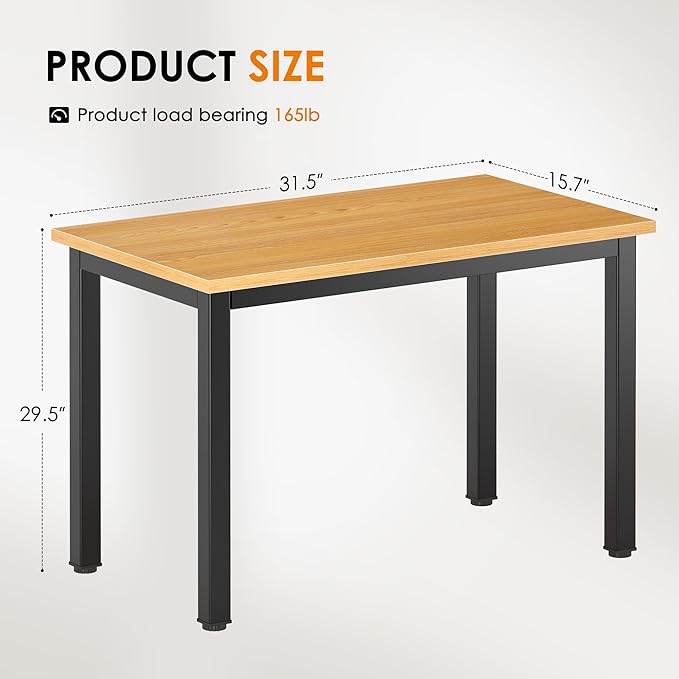 DlandHome 31.5 inches Small Computer Desk - Image 3