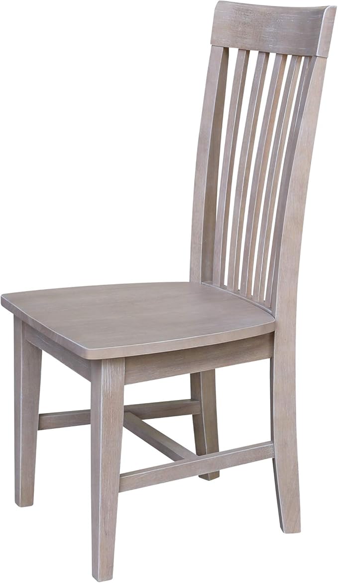 International Concepts Cosmo Chair Washed Gray Taupe - Image 6