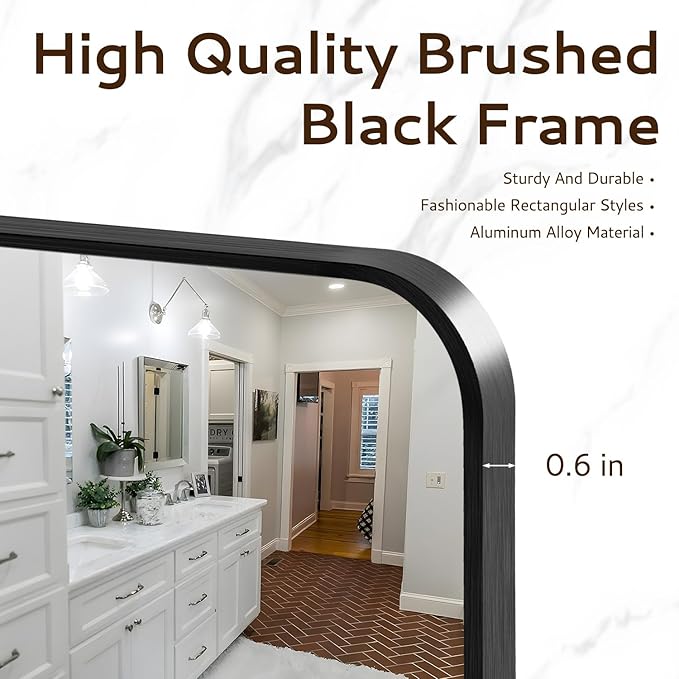 20x28 Rounded Rectangle Bathroom Mirrors - Image 3