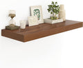 Heimlove Walnut Bathroom Shelves Floating Shelves by Heimlove