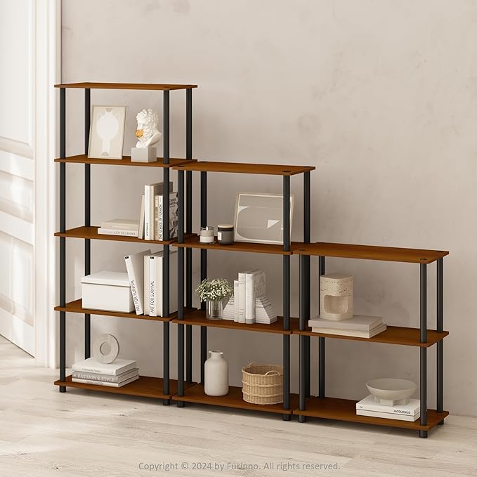 Furinno Turn-N-Tube 4-Tier Multipurpose Shelf Display Rack - Image 4