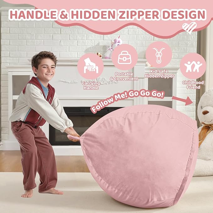 2FT Bean Bag Chair, Comfy Bean Bag Chairs - Image 4
