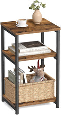 VASAGLE Side Table, Small End Table, Tall Nightstand by VASAGLEbySONGMICSHOME