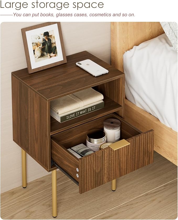 Nightstand, Small Bedside Table - Image 3