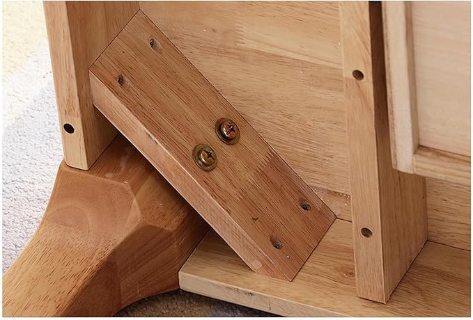 Solid Wood Desk with Drawers, Small Computer Desk - Image 6
