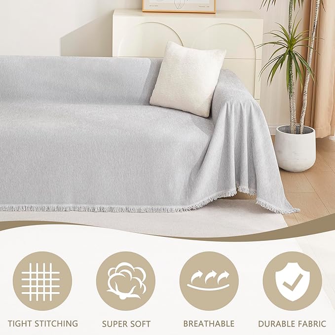 MYSKY HOME Sofa Cover for Dogs, Thick & Durable Sectional Couch Covers - Image 2