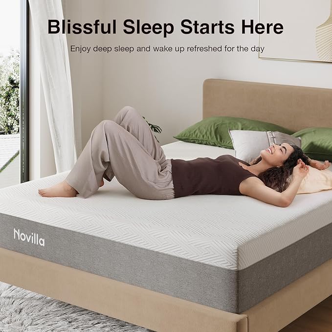 Novilla Twin Mattress, 10 Inch Gel Memory Foam Twin Size Mattress - Image 8
