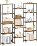 MOOACE 5 Tier Bookshelf, Industrial Style Bookcases by MOOACE