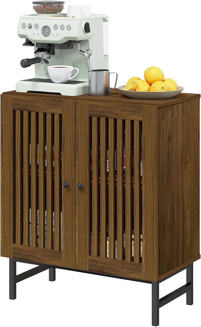 Buffet Storage Cabinet with 2 Doors, Kitchen Sideboard with Storage, Coffee Bar - Image 4