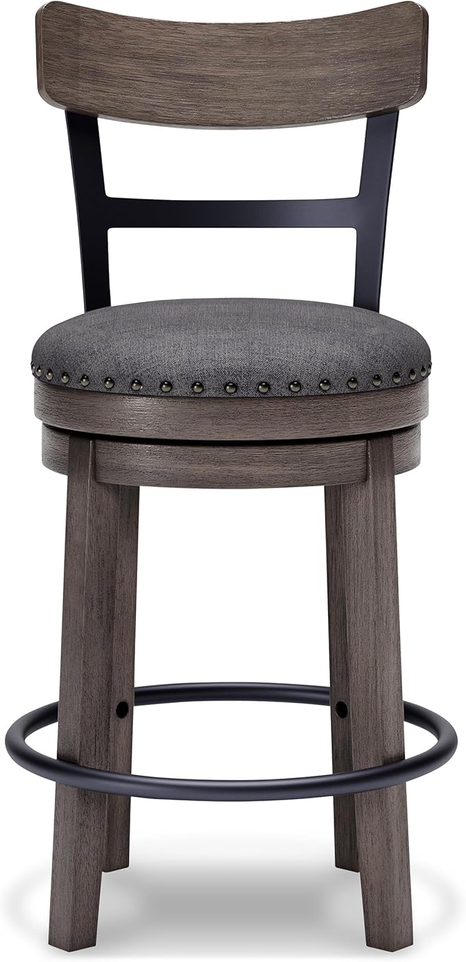 Signature Design by Ashley Caitbrook 24" Farmhouse Counter Height Upholstered - Image 8