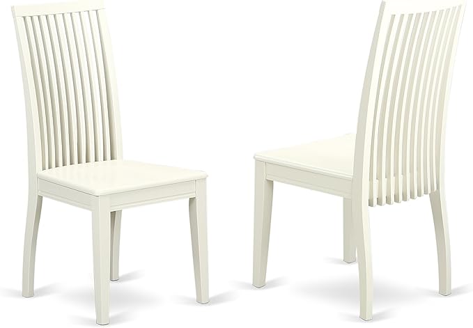 East West Furniture LGIP7-LWH-W 7 Piece Dining Set Consist of a Rectangle - Image 6