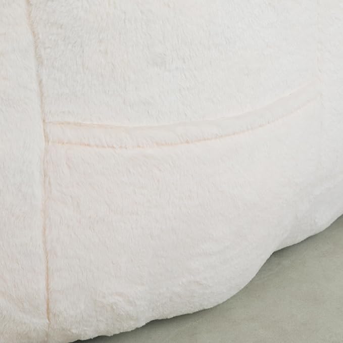Furniliving Bean Bag Chair, Giant Bean Bag Chair Stuffed Floor Sofa - Image 9