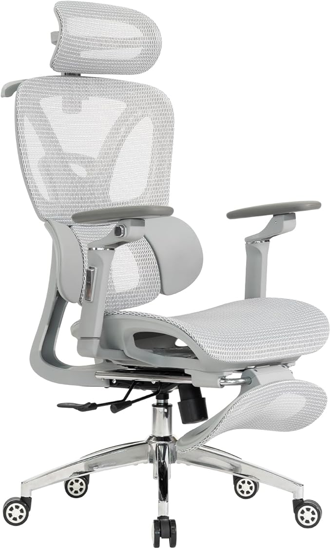 Ergonomic Mesh Office & Gaming Chair | 3D Lumbar Support, 6D Adjustable Armrests - Image 10