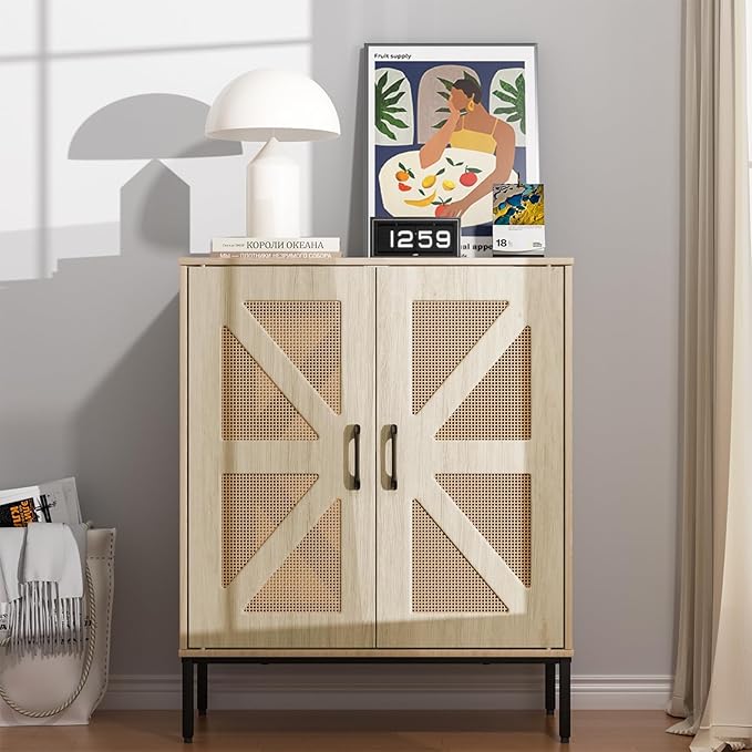 Buffet Cabinet with Storage – Waterproof MDF Sideboard & Modern Credenza with by TOOBVEST