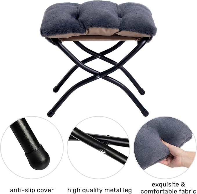 HollyHOME Fabric Lazy Chair - Image 8