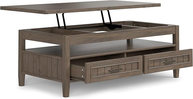 SIMPLIHOME Lev Lift Top Coffee Table - Image 9