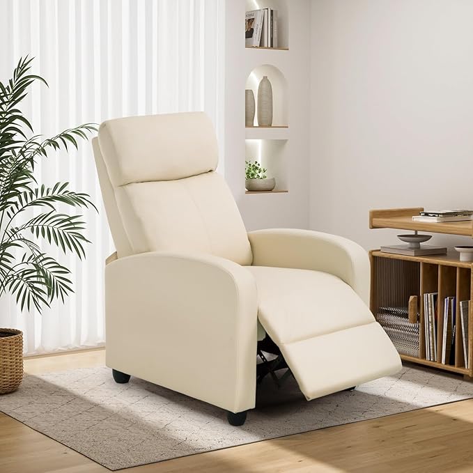 BestMassage | Recliner Chair | No Massage Function | Pu Beige | - Image 7