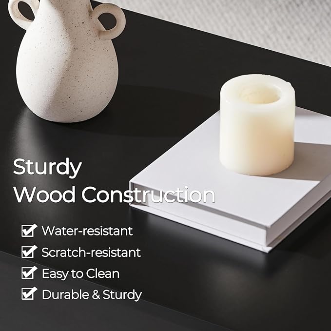Yaheetech Wooden Coffee Table, Lift Top Coffee Table - Image 7
