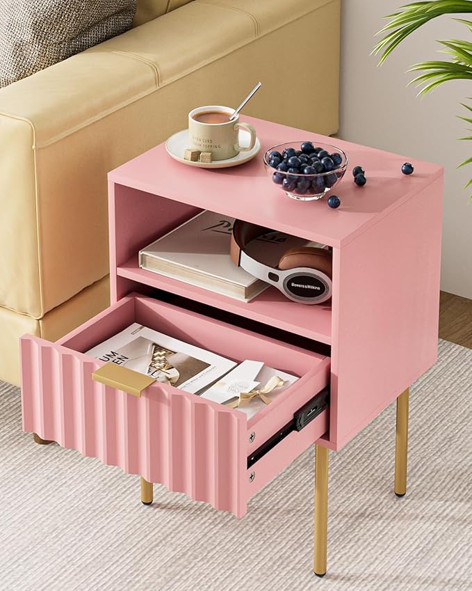 Nightstand, Modern Bedside Table - Image 4