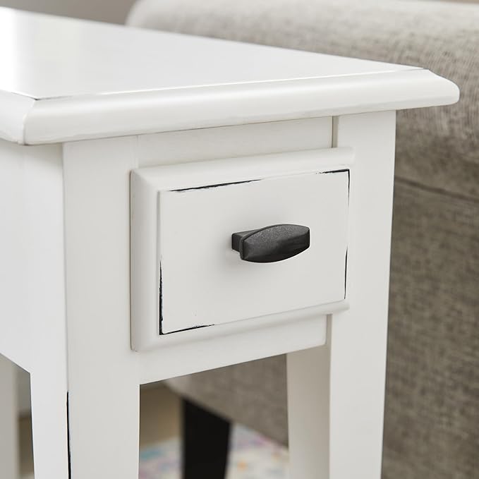 Haven Ridge Narrow End Table, Solid Wood Side Table - Image 9