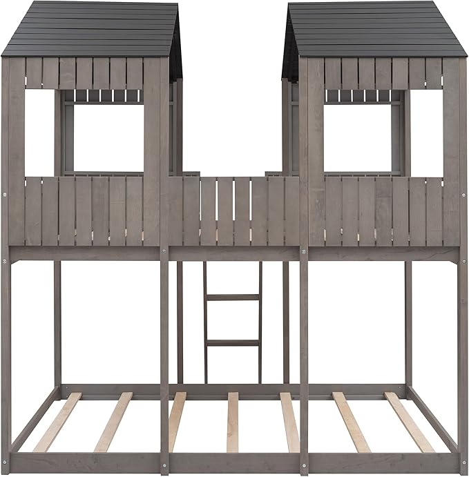 Ball & Cast Full Over Full Size Playhouse Bunk Bed - Image 4