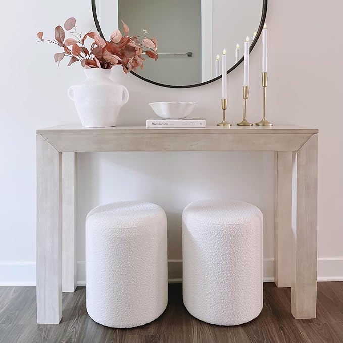 Get Set Style Modern Round Ottoman - Image 6