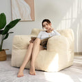HIGOGOGO Giant Bean Bag Chairs for Adults, Big Comfy Chair Sofa for Bedroom by HIGOGOGO
