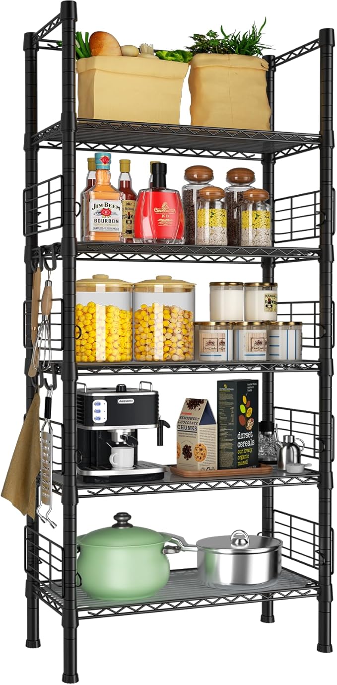 Metal Storage Rack, Storage Organizer Shelves by FUTASSI