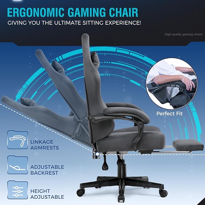 GTPLAYER Gaming Chair Fabric - Image 4