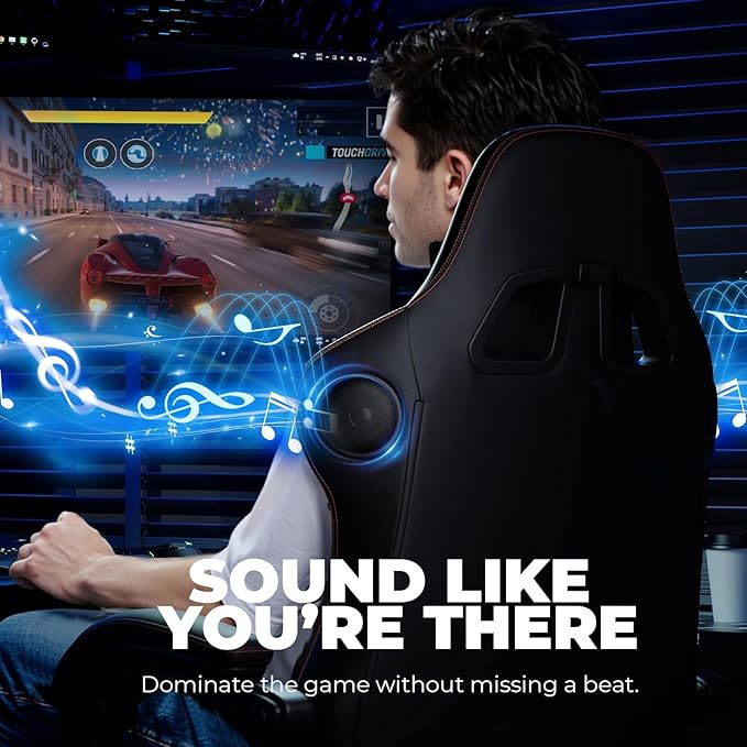 GTPLAYER ACE-PRO Music Gaming Chairs – Built-in Speakers, App Support & - Image 5