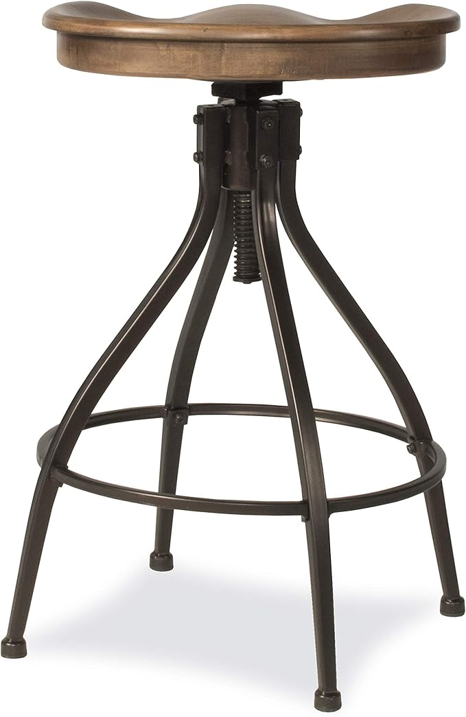 Hillsdale Worland Backless Metal Adjustable Height Stool - Image 8