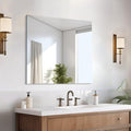 Frameless Mirror, 30x30 inch Square Bathroom Mirrors by CILIBER