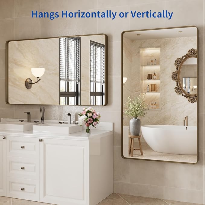 WEER 50x30 Inch Bronze Bathroom - Image 5