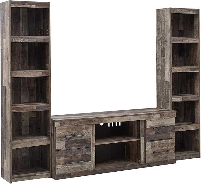 Signature Design by Ashley Derekson Farmhouse 3-Piece Entertainment Center by SignatureDesignbyAshley