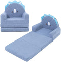 MOONBEEKI 2-in-1 Foldable Toddler Couch, Soft Sherpa Fabric by MOONBEEKI