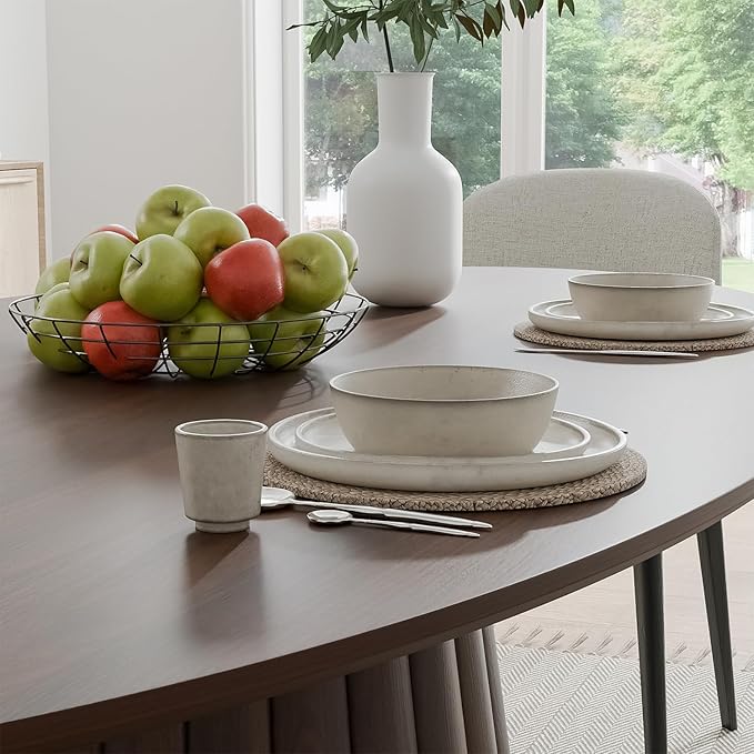 Casaphoria 67" Oval Dining Table, Modern Wood Kitchen Table - Image 7