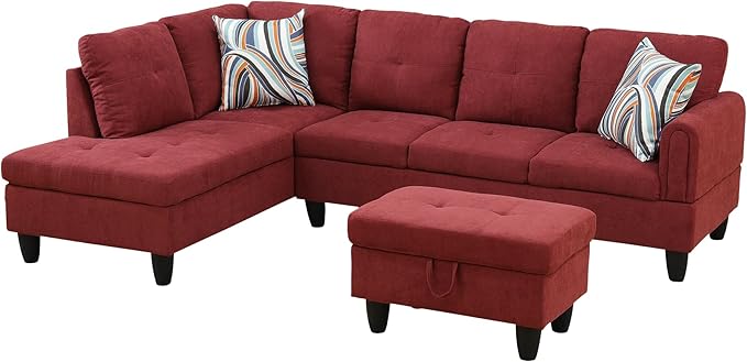 Osparple L Shaped Couch Sectional Couches - Image 3