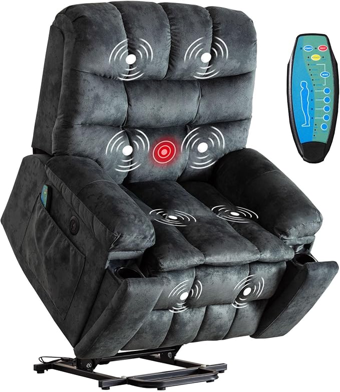 Phoenix Home Large Power Lift Recliner by Unknown