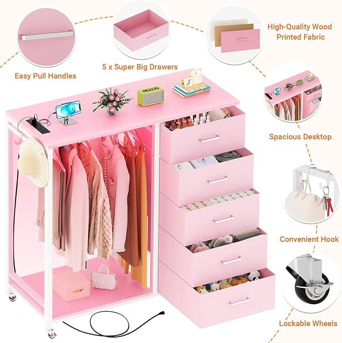 Cyclysio Dresser for Bedroom - Image 6
