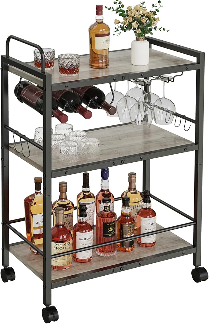 Home Bar Serving Cart, Serving Cart by Lifenite