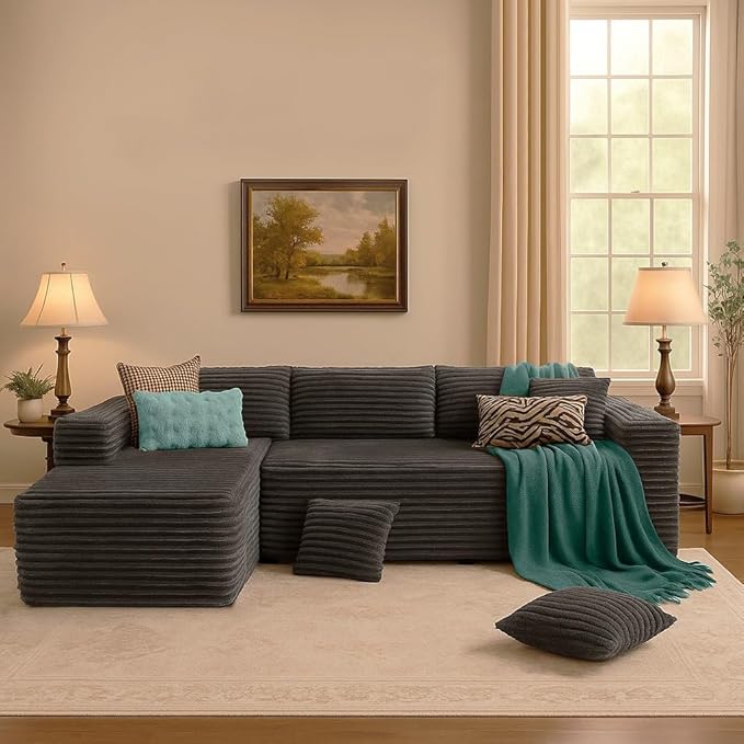 COMHOMA 105”Modular Sectional Sofa by ComHoma