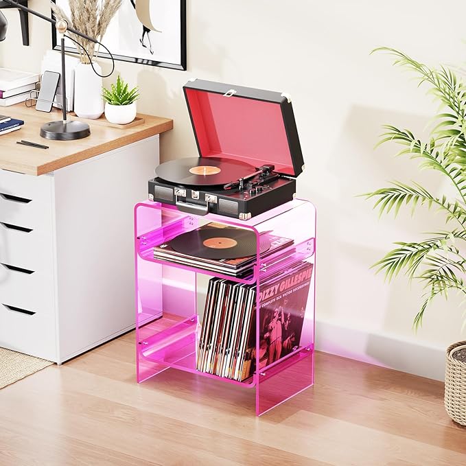 Acrylic Record Player Table - Image 8