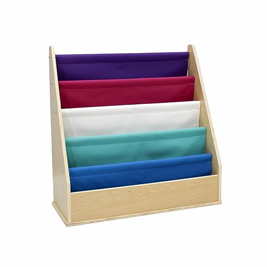 Factory Direct Partners 13745-140 Birch SoftScape Sling Book Display, 4-Shelf by FactoryDirectPartners