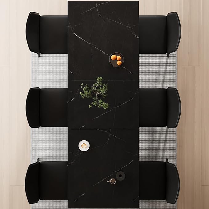 63"-78.74" Rectangular Extendable Dining Table - Image 5