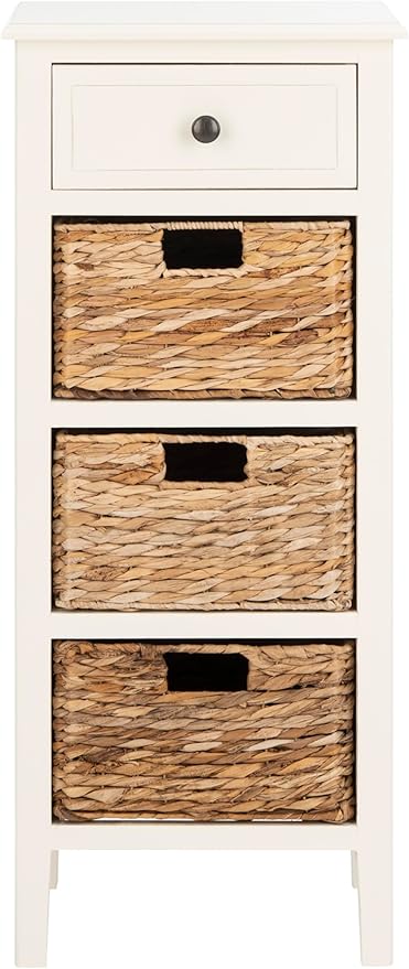 Safavieh American Homes Collection Michaela Side Table, Distressed White by SAFAVIEH