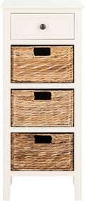 Safavieh American Homes Collection Michaela Side Table, Distressed White by SAFAVIEH